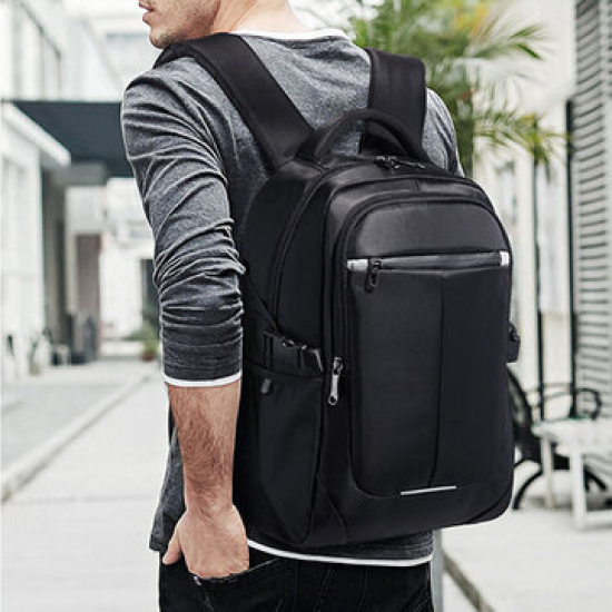 Oxford Waterproof Laptop Bag USB Charging Port Backpack For Men for Backpacks