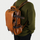 Men Solid Casual Multifunction Laptop Flap Backpack for Backpacks