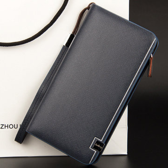 9 Card Holders Clutch Bag Business Big Capacity Wallet Pu Leather Phone Bag For Men for Clutch Bags