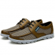 Men Mesh Splicing Breathable Outdoor Soft Walking Shoes for Flats