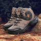 Men Outdoor Microfiber Leather Waterproof Slip Resistant Ankle Boots for Boots