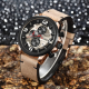CURREN Quartz Leather Watches Chronograph Calendar 30M Waterproof Mens Watches for Men Watches