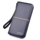 Men Business Casual Zipper Long Wallet Clutch Bag For Men for Clutch Bags