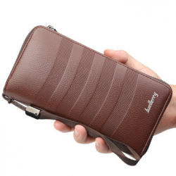 Faux Leather Casual 8 Card Slot Clutch Bags Business Large Capacity Wallet For Men for Clutch Bags
